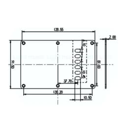 ABS 6 Holes Guitar Tremolo Cavity Cover Back Plate Standard Guitar Replacement for ST Electric Guitar Part Accessories