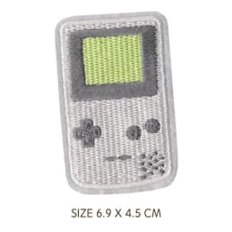 Retro Cute TV Tape Game Console Patches Embroidered Iron on Patches for Clothing DIY Motif Stripes Clothes Stickers Badges