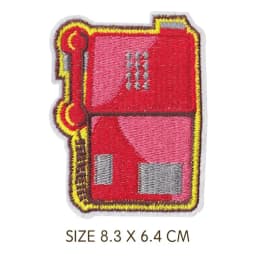 Retro Cute TV Tape Game Console Patches Embroidered Iron on Patches for Clothing DIY Motif Stripes Clothes Stickers Badges