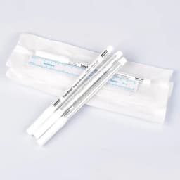 White Surgical Eyebrow Tattoo Skin Marker Pen Tool Accessories With Measuring Ruler Microblading Positioning