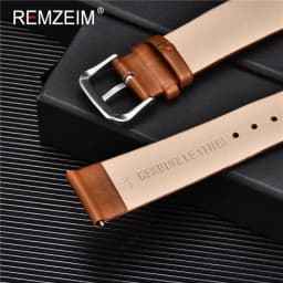 Ultra-thin Genuine Leather Watchband Watch Belt Strap Wristwatches Band 8mm 10mm 12mm 14mm 16mm 18mm 20mm 22mm Red White Black