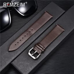 Ultra-thin Genuine Leather Watchband Watch Belt Strap Wristwatches Band 8mm 10mm 12mm 14mm 16mm 18mm 20mm 22mm Red White Black