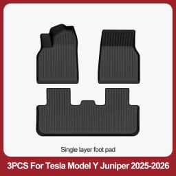 For Tesla New Model Y Juniper Premium/Performance 2025+ TPE Floor Mats Luggage Mat Wear-resistant Foot Pads ModelY Trunk Mats