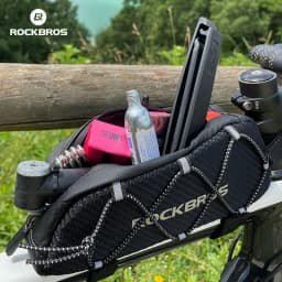 ROCKBROS Bike Bag Waterproof Reflective Front Top Frame Tube Bag Ultralight Bicycle Bag Cycling Bag Touring Riding Gear