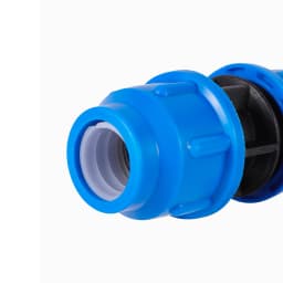 PE Water Pipe Connector Pipe Fittings 20/25/32/40/50mm Water Tube Direct Pipe Quick Valve Connector Pipe Connector 1 Pc