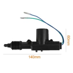 Universal Car Central Door Lock Actuator Auto locking Motor Gun Type 2 wire Car Door Lock Actuator 2P Wire gun 5 wire lock