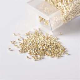 1.5mm Japan TOHO Round Beads 15/0 Metallic Color 10g 2500pcs Gold-plate Glass Seed Bead For Needlework Handemade Jewelry Making