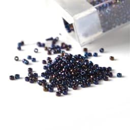 1.5mm Japan TOHO Round Beads 15/0 Metallic Color 10g 2500pcs Gold-plate Glass Seed Bead For Needlework Handemade Jewelry Making