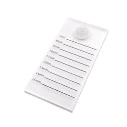 1pcs Acrylic Double-sided Scale Eyelash Board Grafting Eyelash Scale Plate Showcase Eyelashes Tool Containing One Blossom Cup