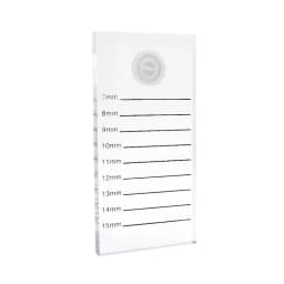1pcs Acrylic Double-sided Scale Eyelash Board Grafting Eyelash Scale Plate Showcase Eyelashes Tool Containing One Blossom Cup