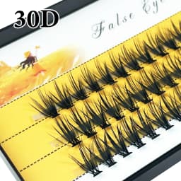 20/30D Natural False Eyelashes 1 Box/60 Cluster Eyelash Extension 3D Russia Individual Eyelashes Bunches Makeup Lashes Wholesale