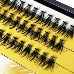 20/30D Natural False Eyelashes 1 Box/60 Cluster Eyelash Extension 3D Russia Individual Eyelashes Bunches Makeup Lashes Wholesale