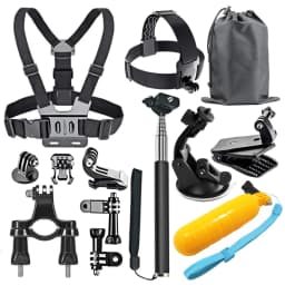Action Camera Accessories For Gopro Hero 9 8 7 5 4 For Dji Osmo Action Backpack Suction Cup For Glass Mount 4k Case Helmet