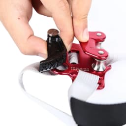Outdoor Foot Ascender SRT Rock Climbing Riser With Pedal Belt Grasp Rope Gear Anti Fall Off Left Right Foot Ascend