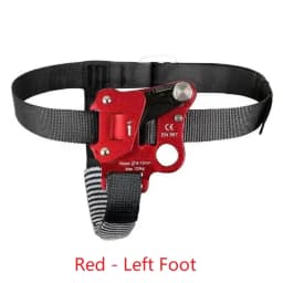 Outdoor Foot Ascender SRT Rock Climbing Riser With Pedal Belt Grasp Rope Gear Anti Fall Off Left Right Foot Ascend