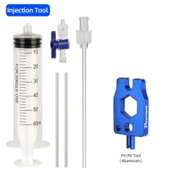 60ml Bicycle Tubeless Tire Sealant Injector MTB Road Bike Fluid Injection Tool Schrader/Presta Valve Tool Optional
