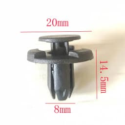 50Pcs 8mm Hole Boot & Trunk Trim Clips Auto Fastener For Nissan Qashqai Juke Pathfinder etc