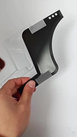 Fashion Beard Styling Template Comb New Barber Tool Mustache Symmetry Trimming Styling Stencil 3 Colors Optional Styling comb
