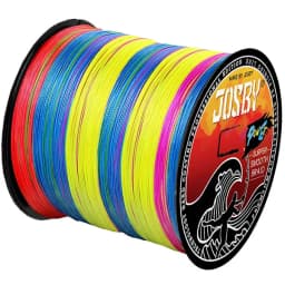 JOSBY 200M 300M 500M 1000M Multicolour 100% PE 8 Braided Wire 4 Strands Multifilament Japanese Fishing Line 10-90LB Weaves Cord