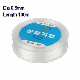0.5/0.6/0.7/0.8/1mm Stretchy Elastic Beading Cord String Crystal Line Wire Thread for Jewelry DIY Making Bracelet Handmade
