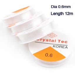 0.5/0.6/0.7/0.8/1mm Stretchy Elastic Beading Cord String Crystal Line Wire Thread for Jewelry DIY Making Bracelet Handmade