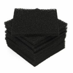 5/10/20Pcs Universal Black Activated Carbon Foam Sponge Air Filter Impregnated Sheet Pad Filter Sponge