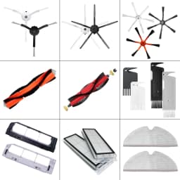 Mop Cloth HEPA Filter Side / Main Brush Cover Spare Parts For XiaoMi Roborock S50 S51 S55 S6 S60 S61 S65 S5 Max S6 MaxV S6 Pure