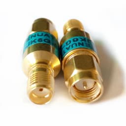 1PCS 2W DC-6GHz SMA Male to SMA Female Coaxial RF Attenuator, 1/2/3/5/6/10/15/30db Attenuator, SMA Fixed Connectors Gold Plated