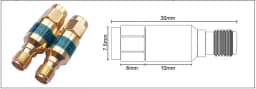 1PCS 2W DC-6GHz SMA Male to SMA Female Coaxial RF Attenuator, 1/2/3/5/6/10/15/30db Attenuator, SMA Fixed Connectors Gold Plated