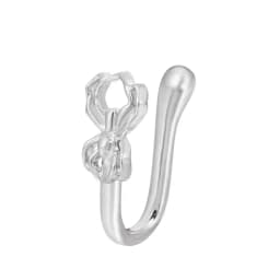 1Pcs New Crystal Zircon Butterfly Clip On Nose Ring Flower Fake Nose Piercing Clip On Earrings Nose Clip Fake Piercing Jewelry