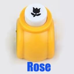 Mini Flower Hole Punch Tool for DIY Scrapbooking, Card Making, Paper Crafts - 3/5/7mm Handmade Calico Puncher