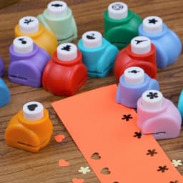 Mini Flower Hole Punch Tool for DIY Scrapbooking, Card Making, Paper Crafts - 3/5/7mm Handmade Calico Puncher