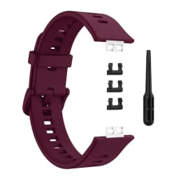 Sport Silicone Watchband For Huawei Watch Fit Strap Original SmarwatchWriststrap Belt Bracelet Printing Accessories with tool