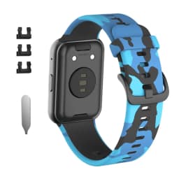 Sport Silicone Watchband For Huawei Watch Fit Strap Original SmarwatchWriststrap Belt Bracelet Printing Accessories with tool