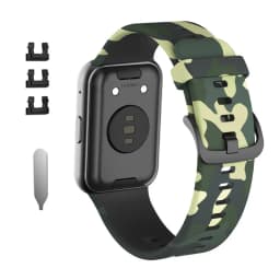 Sport Silicone Watchband For Huawei Watch Fit Strap Original SmarwatchWriststrap Belt Bracelet Printing Accessories with tool