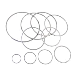 20pcs 15-60mm 316 Stainless Steel Gold Plated Earrings Rings Big Circle Ear Wire Hoops Pendant DIY Jewelry Findings Accessories