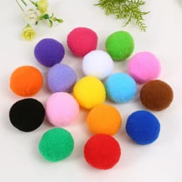 8-30mm Mixed Fluffy High Elasticity Soft Pompoms Home Furnishings Diy Hand-sewn Craft Children's Toys Wedding Decoration 20-50g