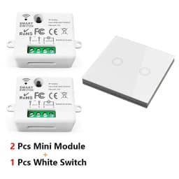 Diese 86 Switch Panel ON/OFF Touch Switch Wireless Light Switch 433Mhz Remote Control ,AC 85V~240V 10A Interruptor for Lighting