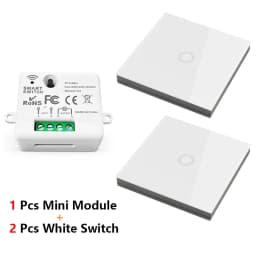 Diese 86 Switch Panel ON/OFF Touch Switch Wireless Light Switch 433Mhz Remote Control ,AC 85V~240V 10A Interruptor for Lighting