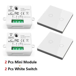 Diese 86 Switch Panel ON/OFF Touch Switch Wireless Light Switch 433Mhz Remote Control ,AC 85V~240V 10A Interruptor for Lighting