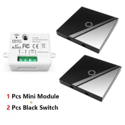 Diese 86 Switch Panel ON/OFF Touch Switch Wireless Light Switch 433Mhz Remote Control ,AC 85V~240V 10A Interruptor for Lighting
