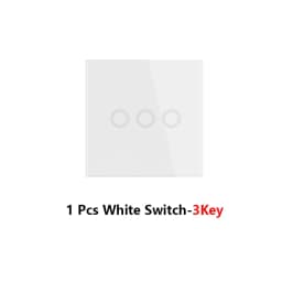 Diese 86 Switch Panel ON/OFF Touch Switch Wireless Light Switch 433Mhz Remote Control ,AC 85V~240V 10A Interruptor for Lighting