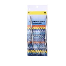 80cm 2.0-10 Mm Stainless Steel Circular Knitting Needles Crochet Needles For Knitting DIY Weaving Pins Needle Craft Tools