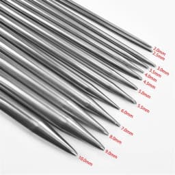 80cm 2.0-10 Mm Stainless Steel Circular Knitting Needles Crochet Needles For Knitting DIY Weaving Pins Needle Craft Tools