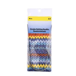 80cm 2.0-10 Mm Stainless Steel Circular Knitting Needles Crochet Needles For Knitting DIY Weaving Pins Needle Craft Tools