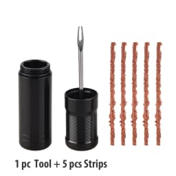 Tubeless Tire Repair Kit for Road & MTB Bikes - Rubber Plug Stopper, Bacon Strips & Insertion Tool for Puncture Fixes