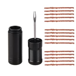 Tubeless Tire Repair Kit for Road & MTB Bikes - Rubber Plug Stopper, Bacon Strips & Insertion Tool for Puncture Fixes
