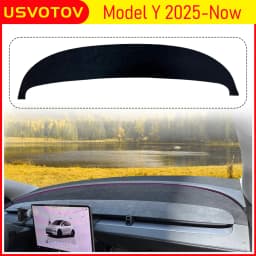 For Tesla Model Y Juniper 2026 2025 Dashboard Cover Pad Suede Sunshade Protector Anti-UV Dash Mat Non-slip Pads Car Accessories