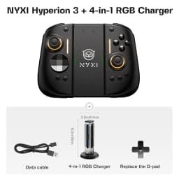 NYXI Hyperion 3 Wireless JoyPad for Switch 2 + Carrying Case + 4-in-1 RGB Charger