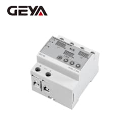 GEYA 63A 220V Automatic Transfer Switch ATS Adjustable Over Under Voltage Current Protector Dual Power Conversion Monitor Relay